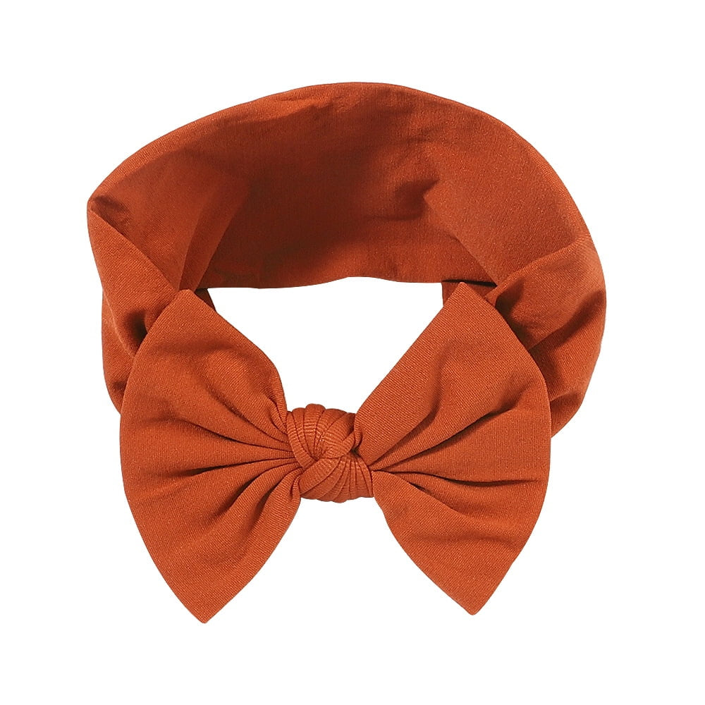 12 PCS 6.5Inch Baby Nylon Headbands Hairbands Hair Bow Elastics for Baby Girls Newborn Infant Toddlers Kids