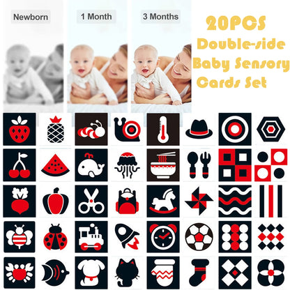 5 Pcs Black and White High Contrast Baby Toys 0-3 Months for Newborn, Montessori Toys for Babies Sensory Soft Book for Early Education, Infant Toys 0 6 9 Months Baby Boys Girls Gifts