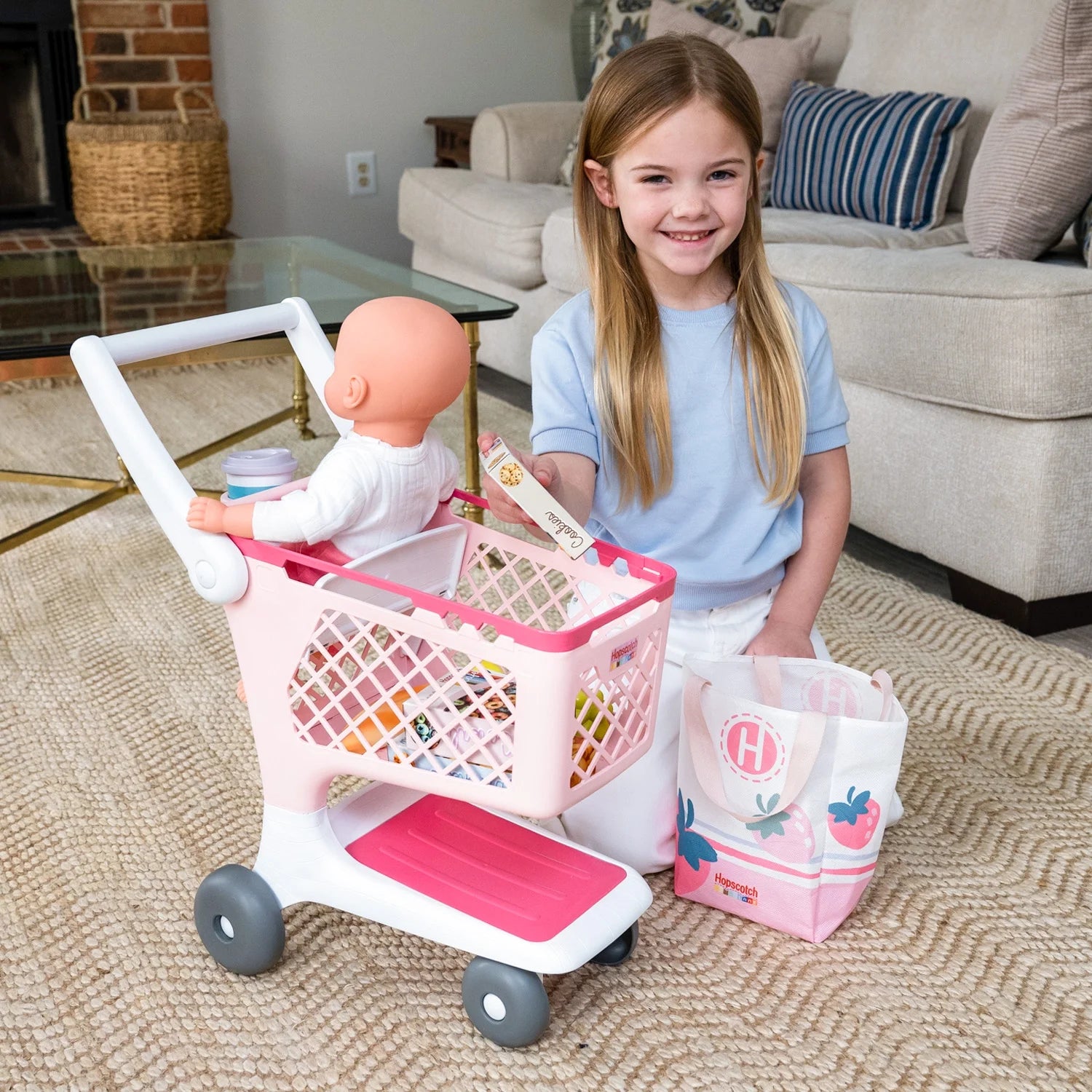 My Baby Doll'S Shopping Cart, Baby Doll Accessory-10 Play Pieces, Children Ages 2+