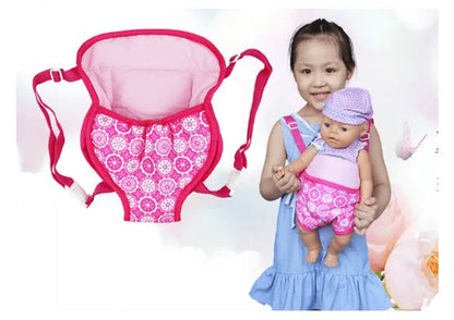 Baby Doll Carrier Backpack Doll Accessories Front/Back Carrier