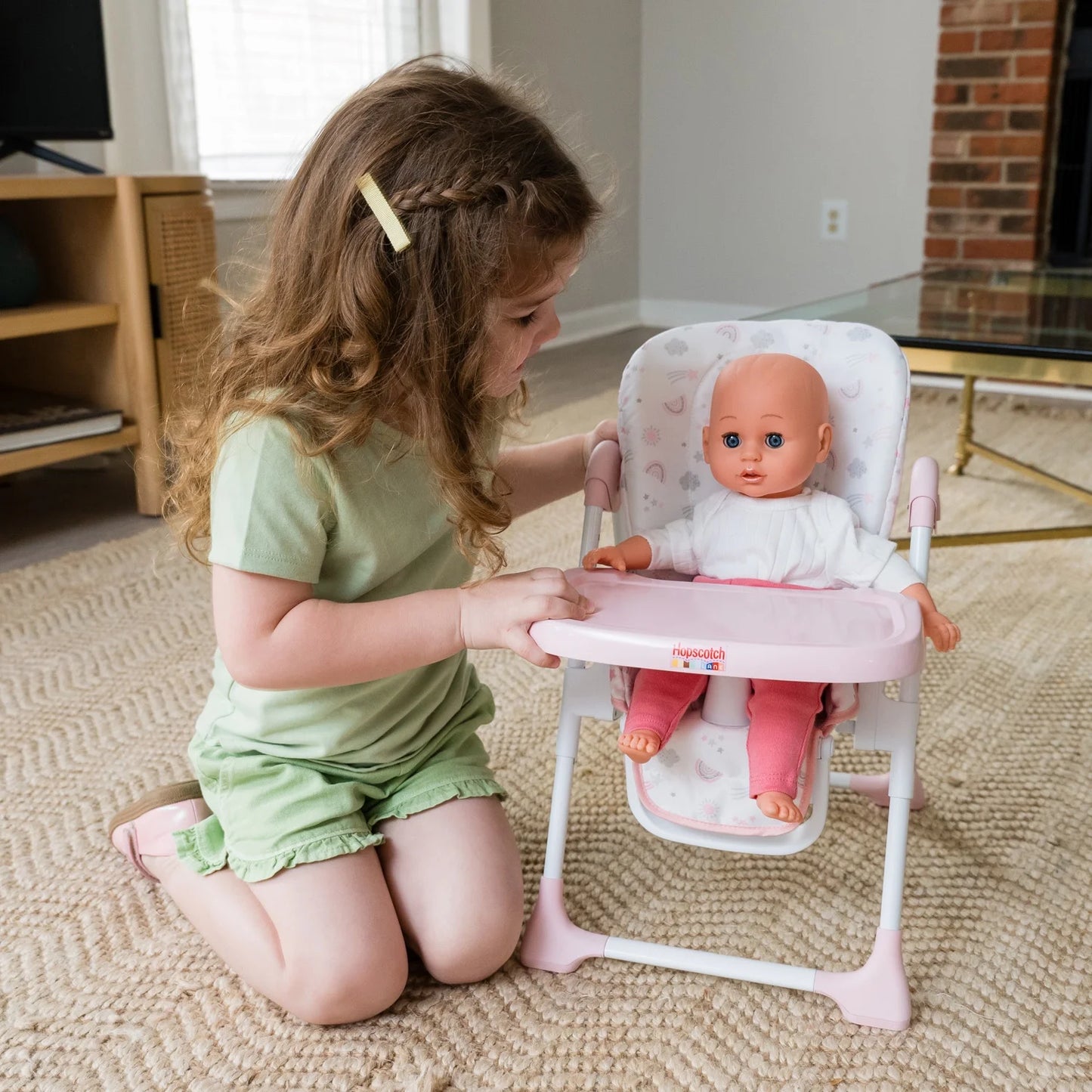 My Baby Doll'S Mealtime High Chair, Baby Doll Furniture Accessory, Children Ages 2+