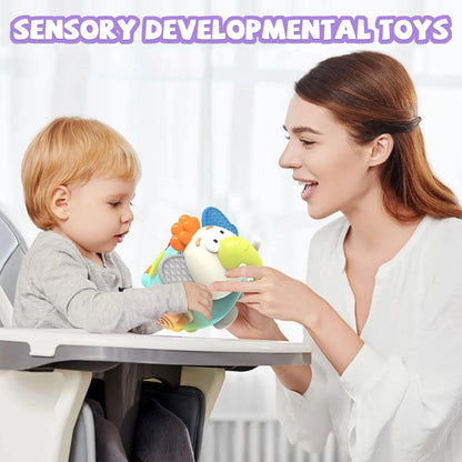 Infant Sensory Toys, Learning Toys, Travel Activities Busy Board Cube, Montessori Baby Toys 0 3 6 9 12 18 24 Months