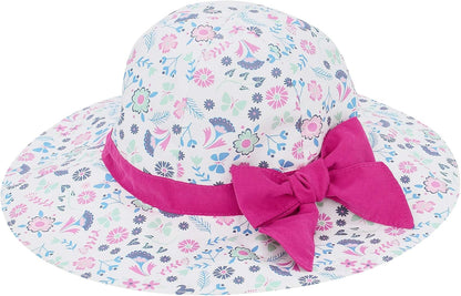 Baby Sun Hat Toddler Baby Girl Hats UPF 50+ Summer Kids Beach Wide Brim Bucket Caps