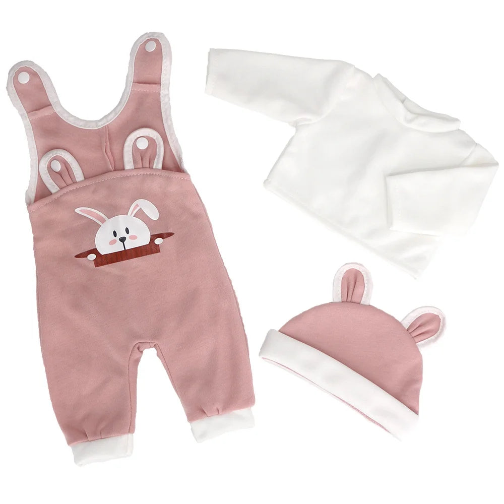 Doll Clothes for 14-16 Inch Dolls like Alive Baby, Reborn Baby Doll Clothes and Accessories