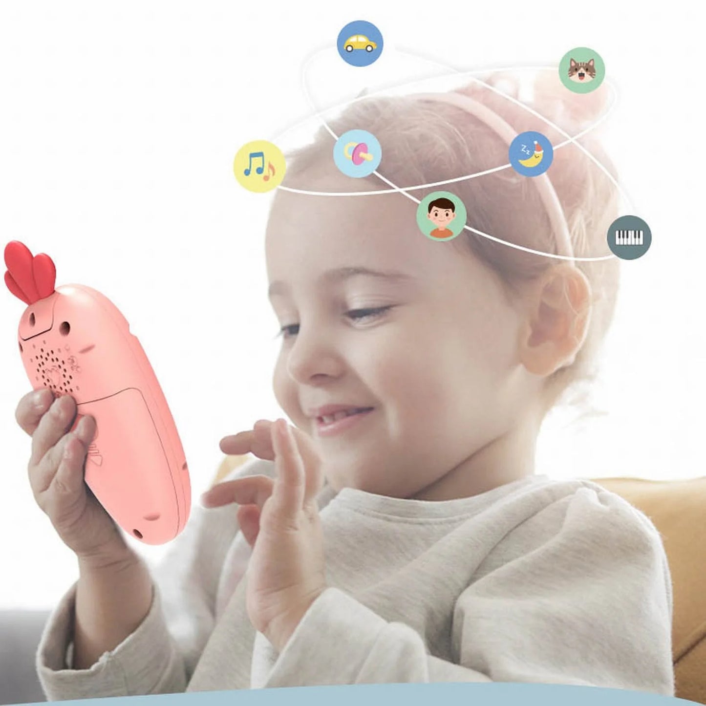 Baby Cell Phone Toy Sensory Learning Toys with 12 Functions Baby Toys 6 to 12 Months Multi Sound Effects Toys for 1 Year Old Boy Teething Toys for Babies Toys Baby Boy Gifts