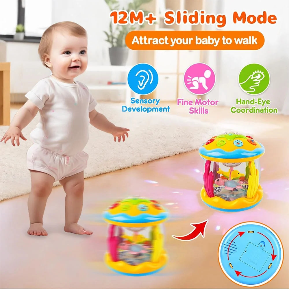 Baby Toys for 6-12 Months, Light up Musical Baby Toys for 12-24 Months, Learning Toys for 1 2 3 Year Old Girls Boys