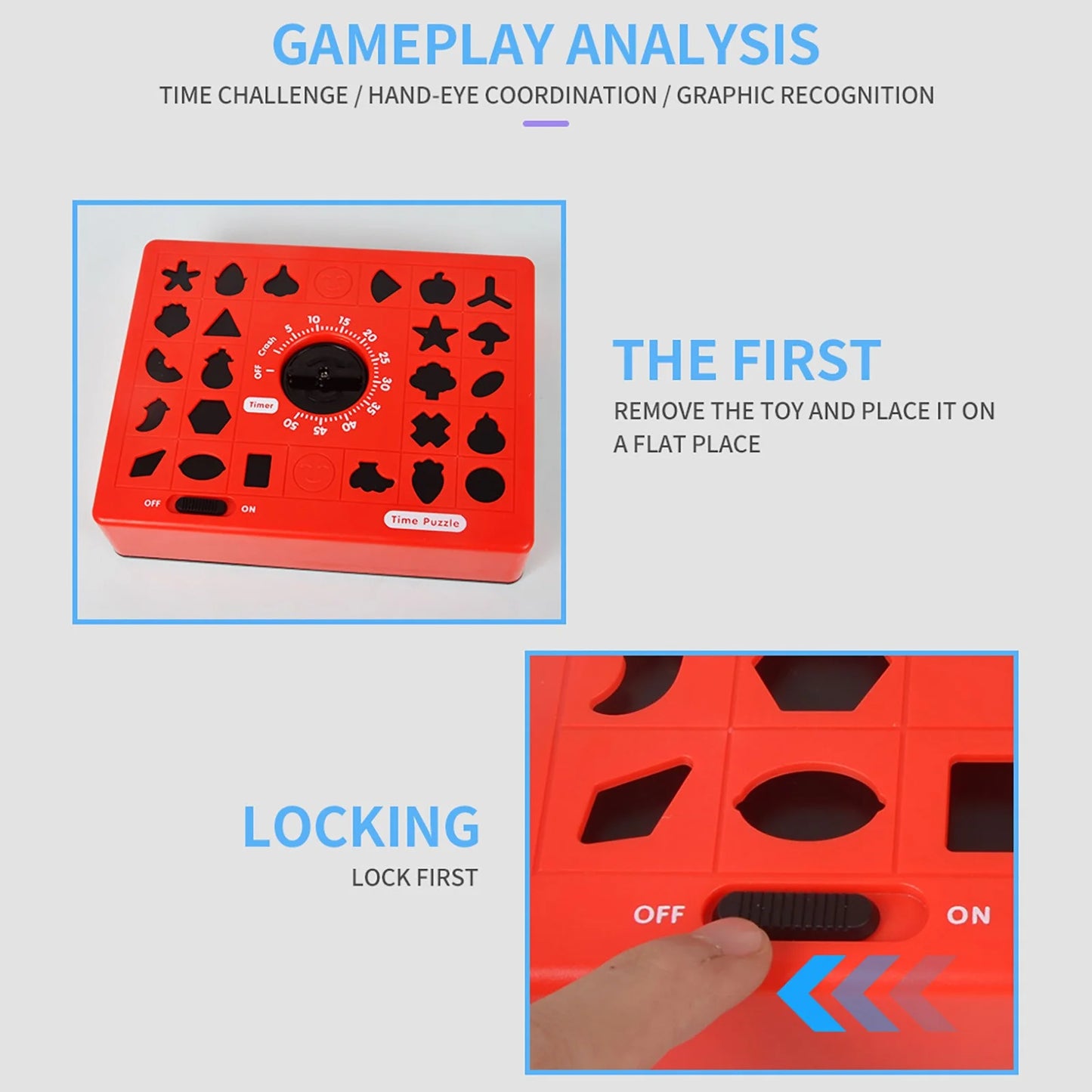 Time Matching Game Early Education Parent-Child Educational Toys Fun Board Game