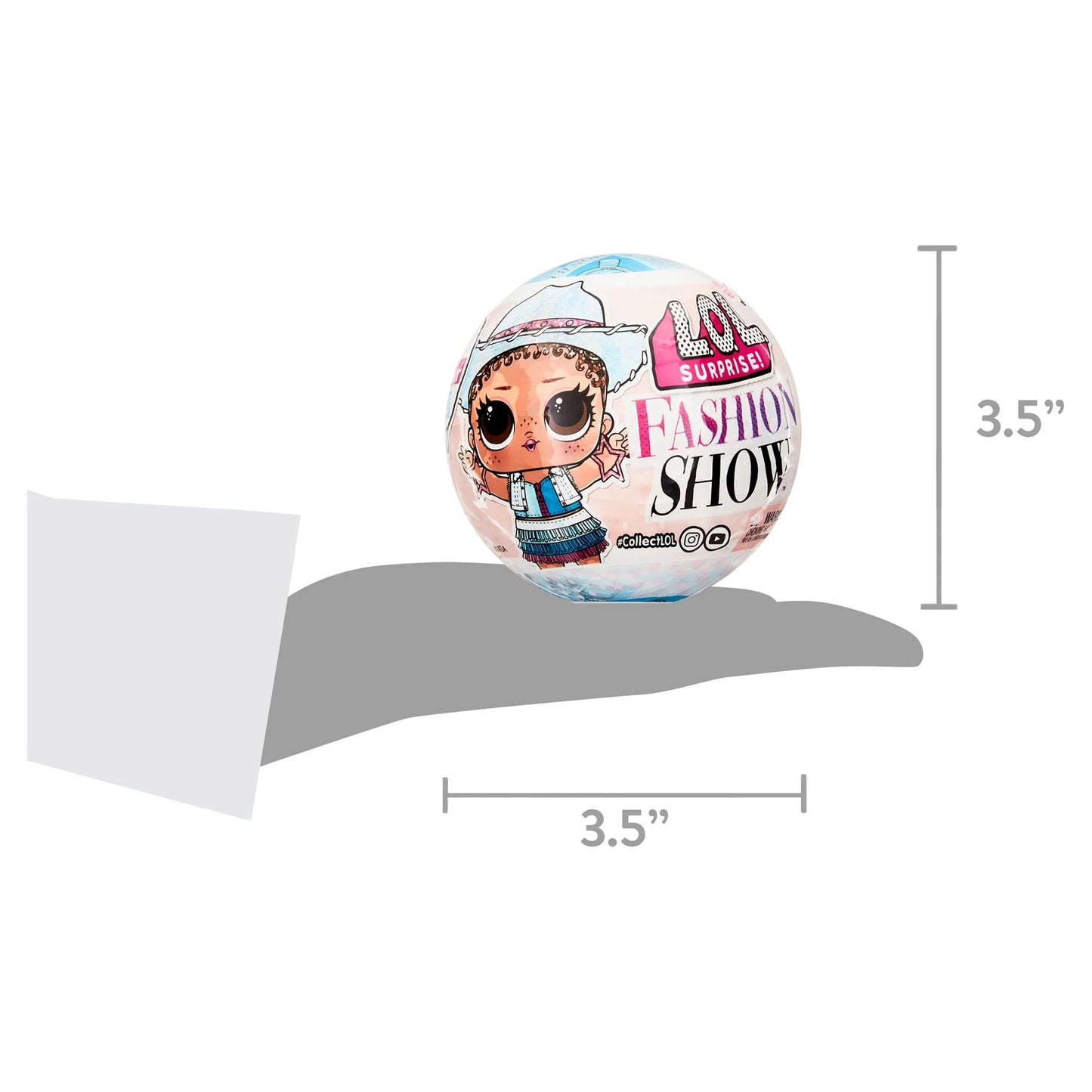 (4 Pack) L.O.L. Surprise Fashion Show Dolls in Paper Ball with 8 Surprises, Accessories, Collectible Doll, Paper Packaging, Fashion Theme, Fashion Toy Girls Ages 4 +