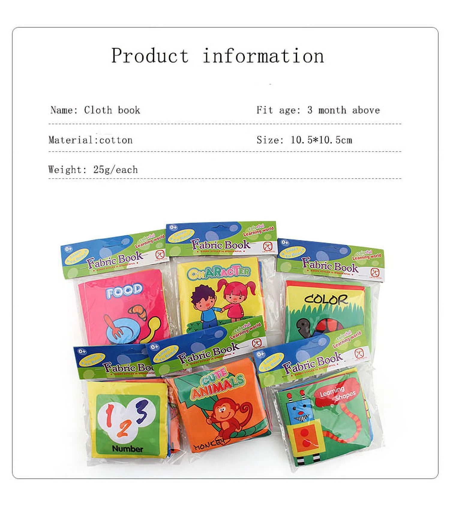 4 Pack Baby Books Toys 0-6 Months,Soft Crinkle Books Baby Toys Baby Books for Infants Car Seat Stroller Basket Stuffers Shower Gift Sensory Toys Early Education Toys for Babies 6-12-18 Month