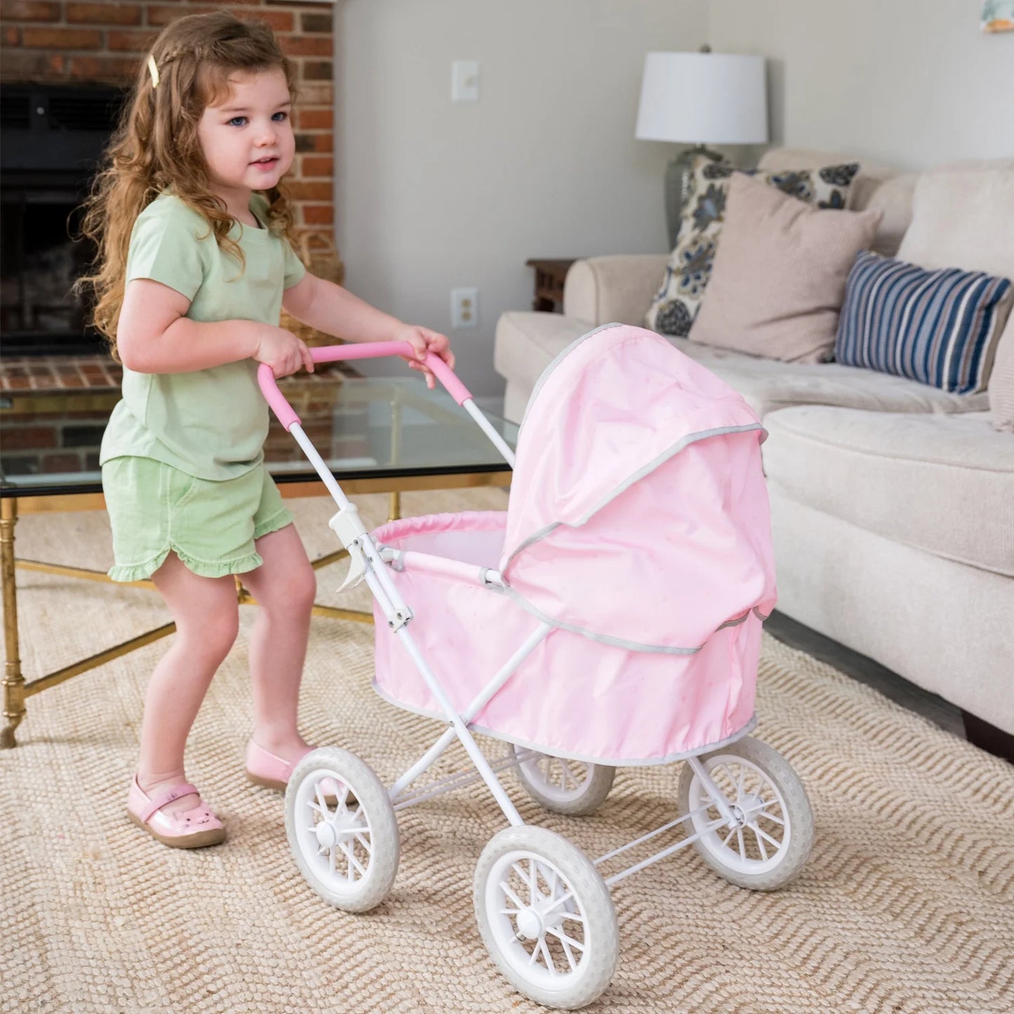 My Baby Doll'S Luxury Pram Stroller, Baby Doll Accessory, Children Ages 2+