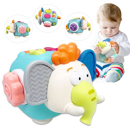 Infant Sensory Toys, Learning Toys, Travel Activities Busy Board Cube, Montessori Baby Toys 0 3 6 9 12 18 24 Months