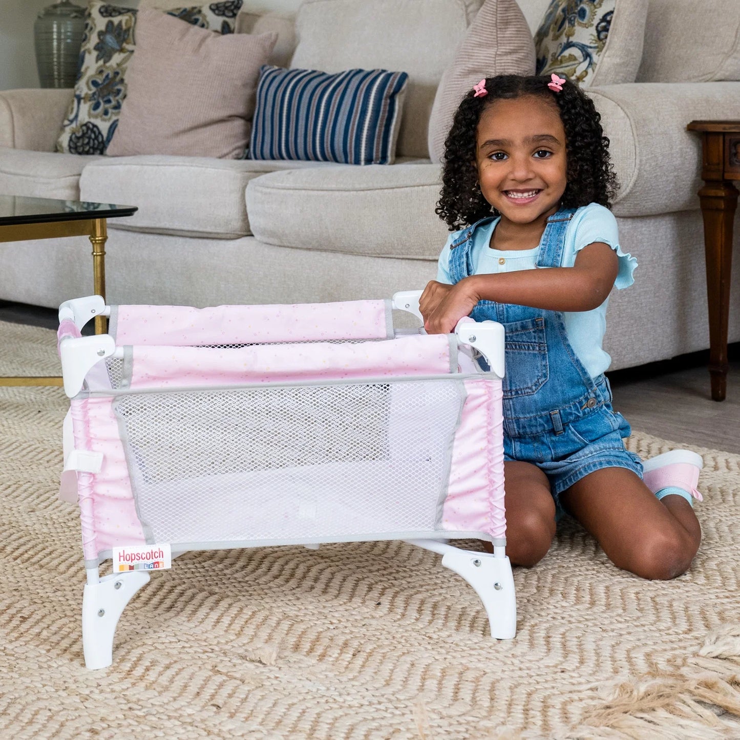 My Baby Doll’S Plastic Travel Crib, Baby Doll Accessory, Children Ages 2+