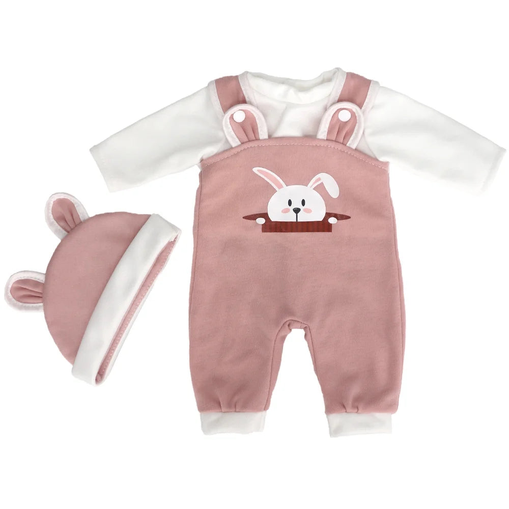 Doll Clothes for 14-16 Inch Dolls like Alive Baby, Reborn Baby Doll Clothes and Accessories