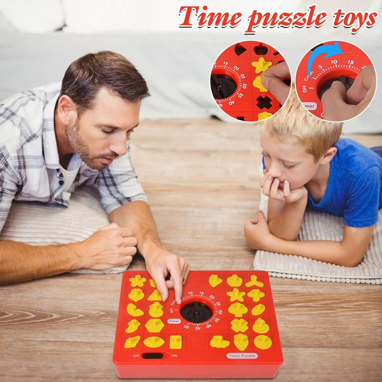 Time Matching Game Early Education Parent-Child Educational Toys Fun Board Game