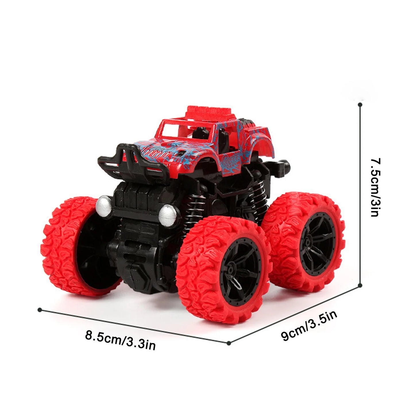 Monster Trucks Toys Pull Back Cars Toy for Toddler, Friction Powered Monster Truck ,Cars Birthday for Kids Boys and Girls