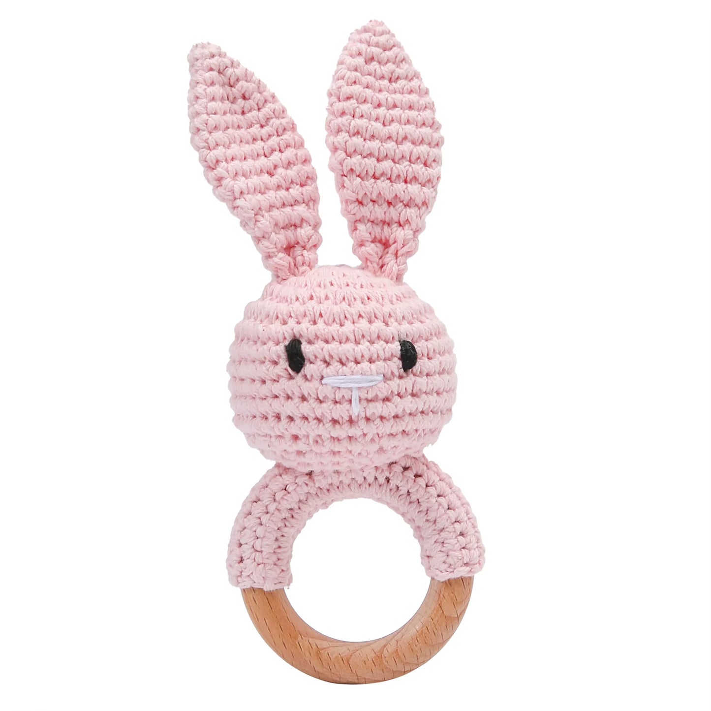 1Pc Baby Animal Crochet Rattle 0 12 Months Baby Toys Mother Kids Infant Teether Gym Hanging Mobile Pandants Montessori Baby Toys