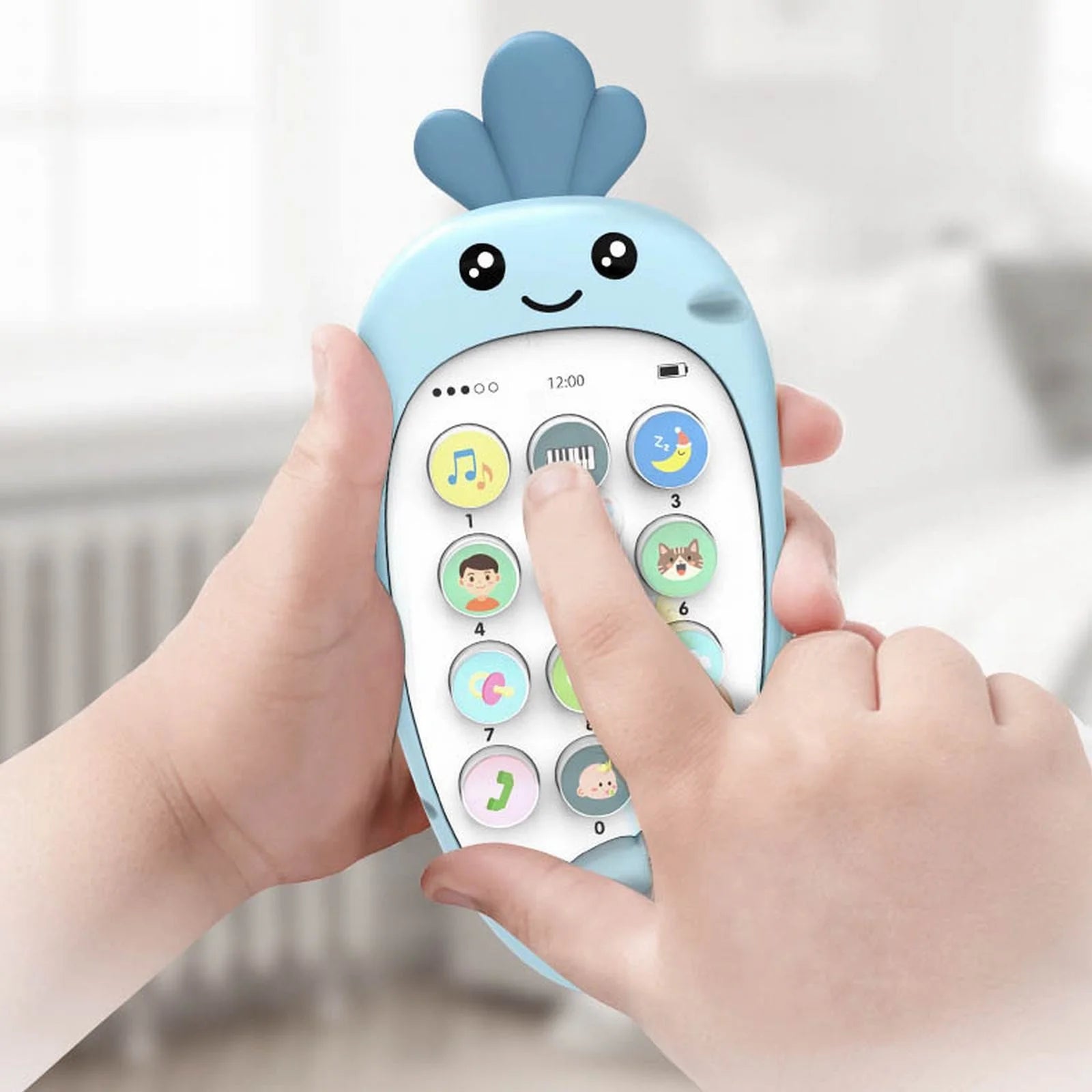 Baby Cell Phone Toy Sensory Learning Toys with 12 Functions Baby Toys 6 to 12 Months Multi Sound Effects Toys for 1 Year Old Boy Teething Toys for Babies Toys Baby Boy Gifts