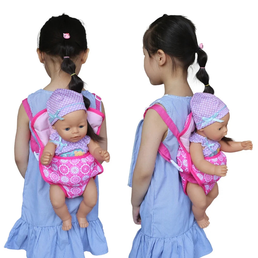 Baby Doll Carrier Backpack Doll Accessories Front/Back Carrier