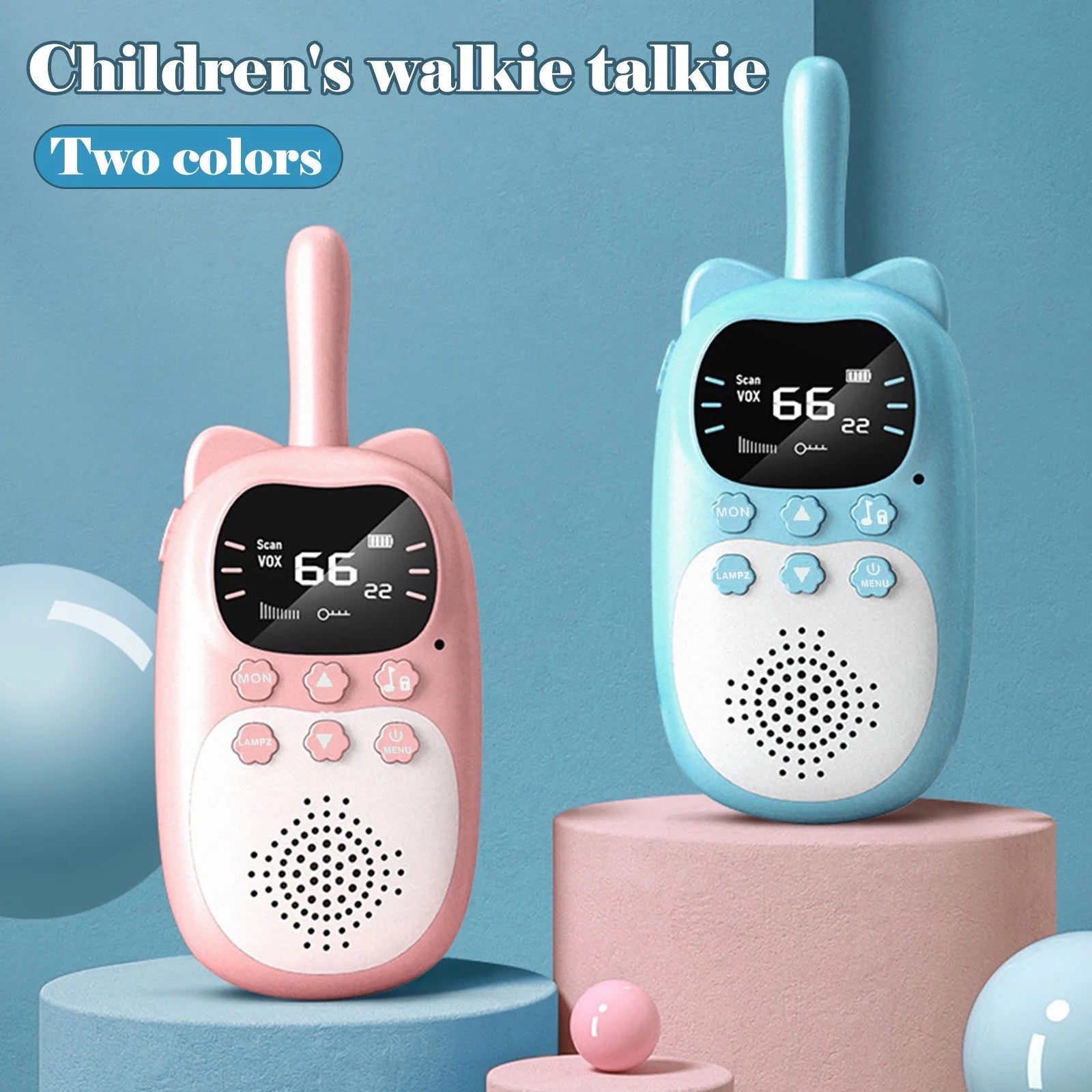 Walkie Talkies for Kids Gift Toy 3 Kms Long Range with Flashlight USB Recharge