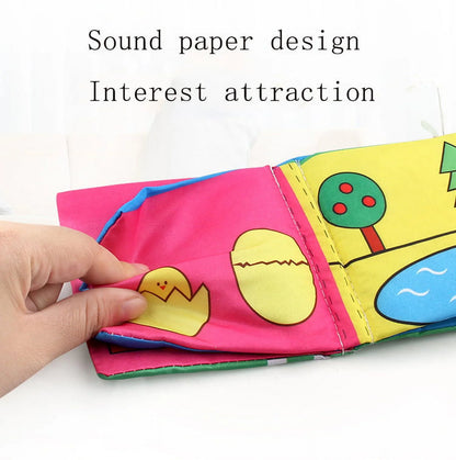 4 Pack Baby Books Toys 0-6 Months,Soft Crinkle Books Baby Toys Baby Books for Infants Car Seat Stroller Basket Stuffers Shower Gift Sensory Toys Early Education Toys for Babies 6-12-18 Month