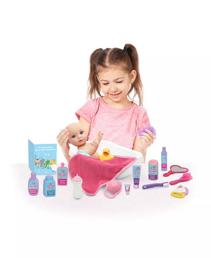 Little Darlings Baby Doll Feed and Care Deluxe Play Set