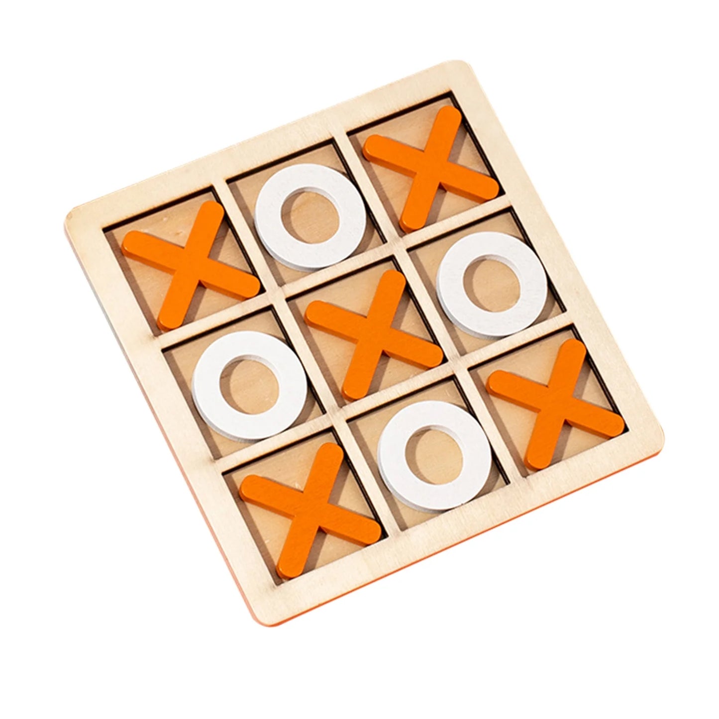 Board Tac Toe XO Tabletop Toys Classical Family Kids Educational Games Educational Toys, Two Color Options