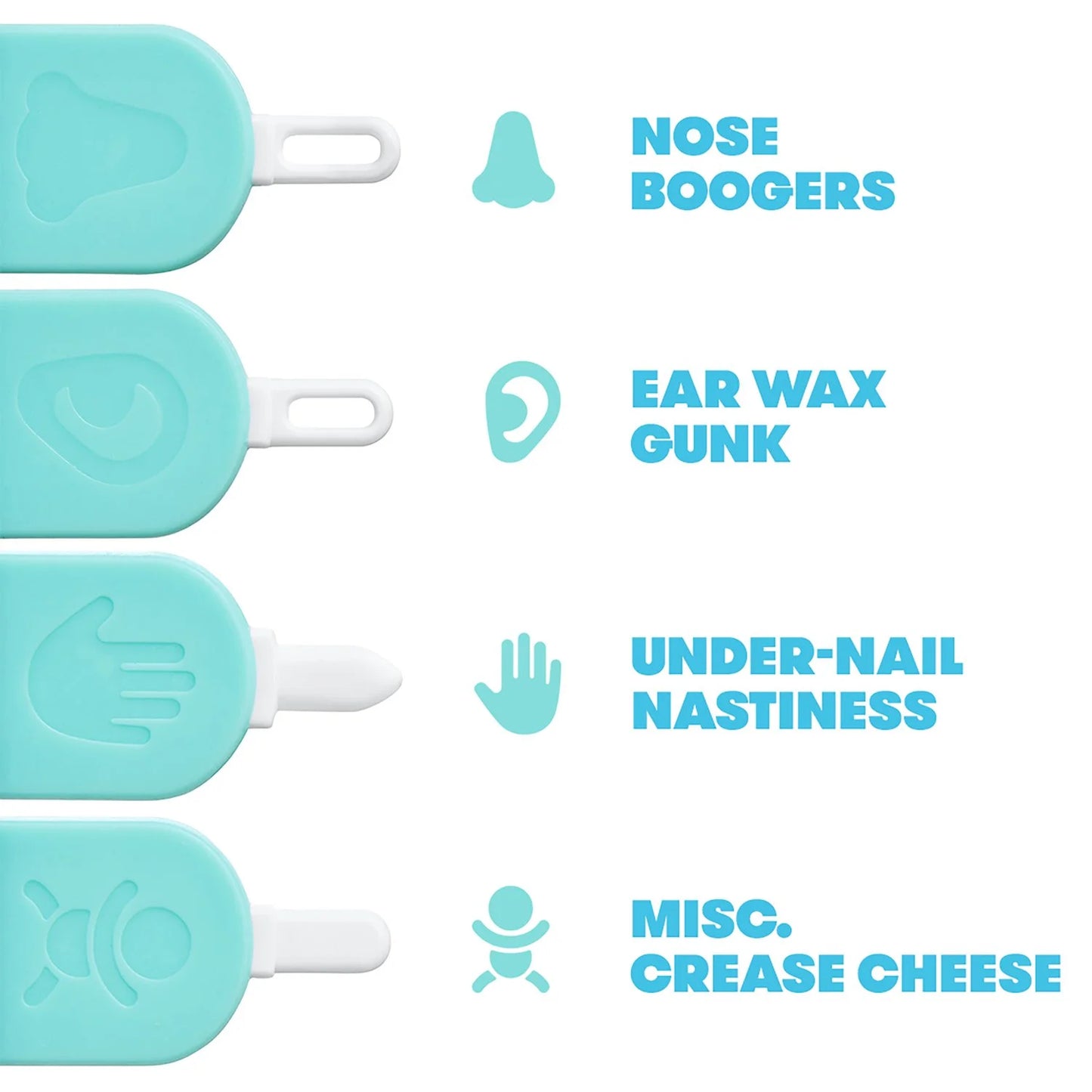 Nose, Nail and Ear Picker, Grooming Accessories Set, Newborn and Baby Care Essentials