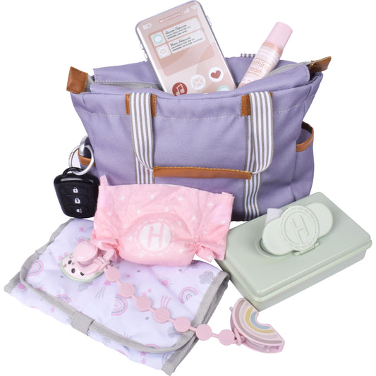 My Baby Doll'S Unisex Diaper Bag-9 Play Pieces, Baby Doll Accessory, Children Ages 2+