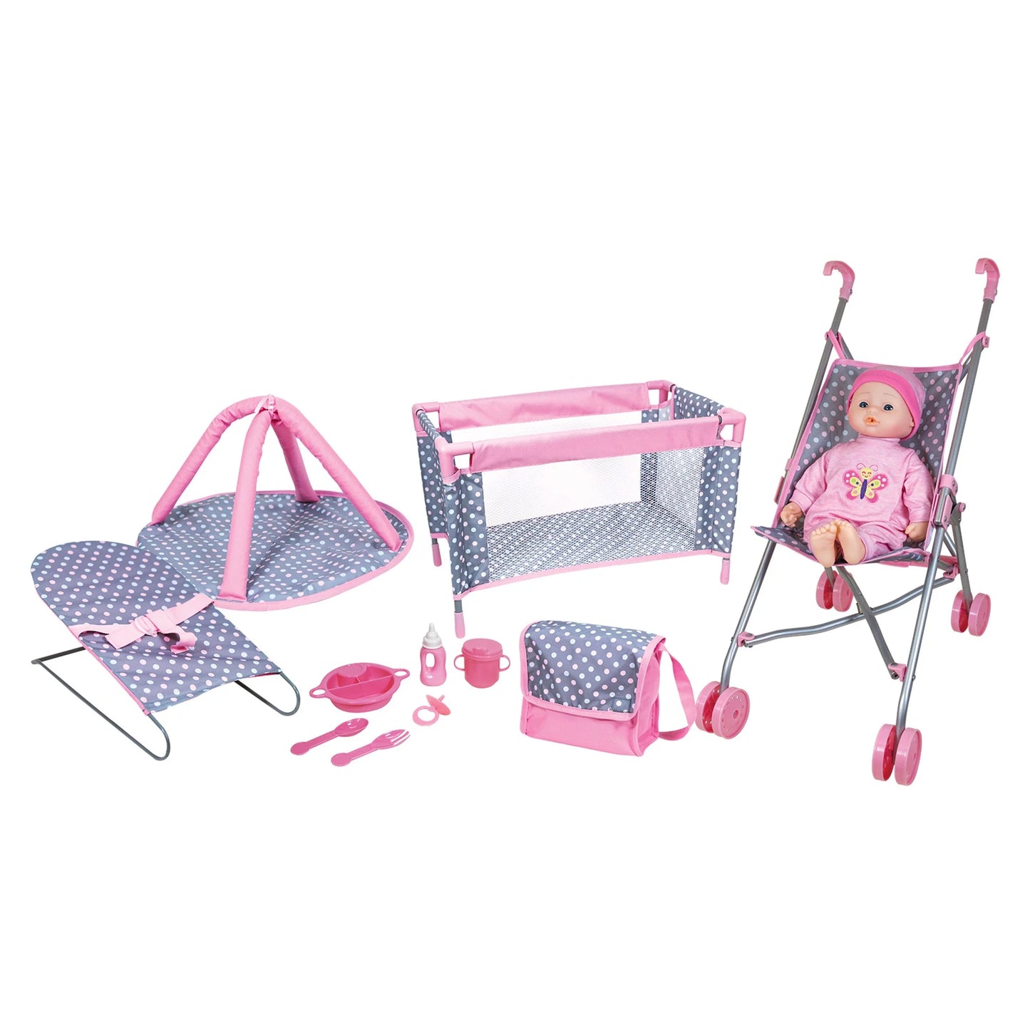 Dolls - Baby Play Set W Ith 16 Inch Doll