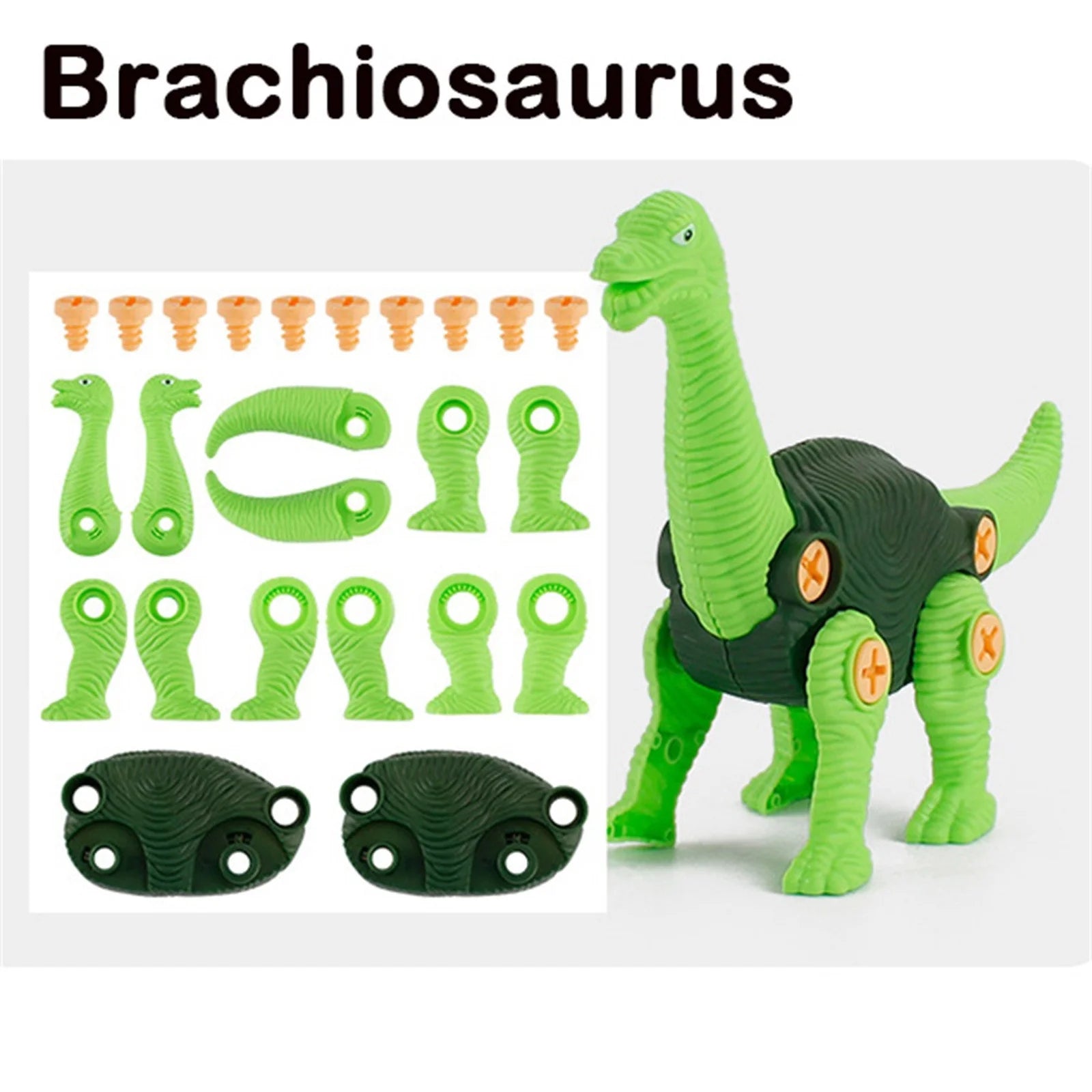 Take Apart Dinosaur Toys for Boys Building Play Kit with Screwdrivers DIY Construction Engineering Set and Learning for Kids 3 Dinosaurs Easter Christmas Birthday Gifts