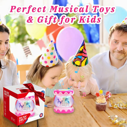 Baby Toys 6 to 12 Months, Musical Learning Infant Toys 12-18 Months - Rotating Light up Baby Music Crawling Toys Educational Toy for Girls