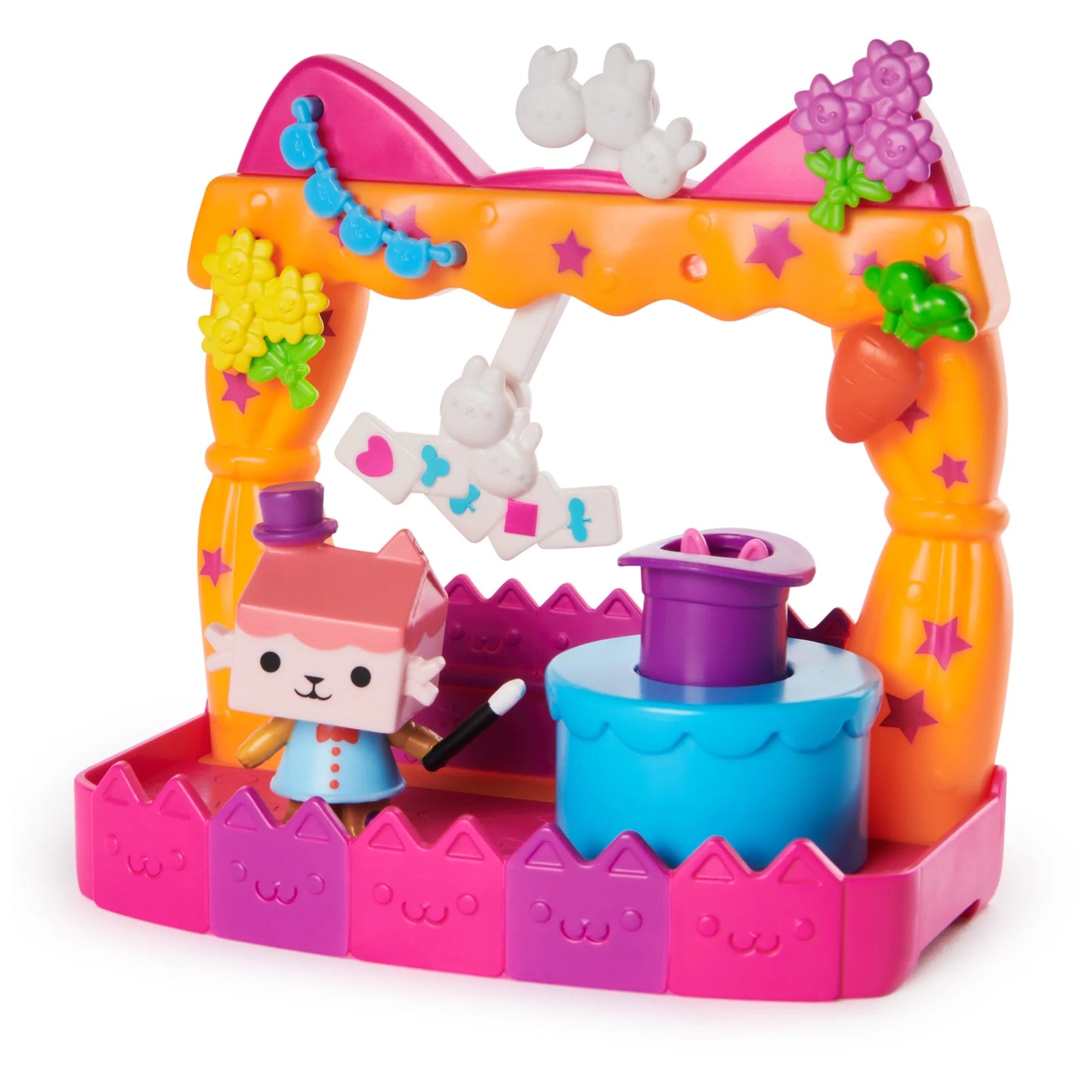 Gabby’S Dollhouse, Baby Box Talent Show Balcony Playset with Toy Figures & Accessories