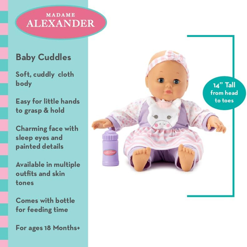 , 14 Baby Cuddles Unicorn Jumper (Includes a Bottle)