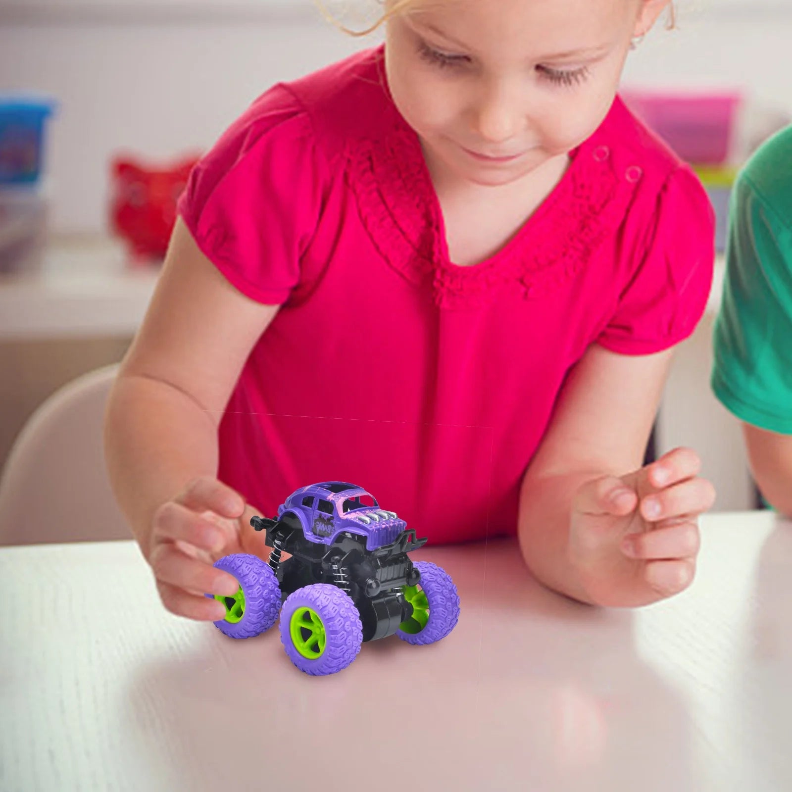 Monster Trucks Toys Pull Back Cars Toy for Toddler, Friction Powered Monster Truck ,Cars Birthday for Kids Boys and Girls