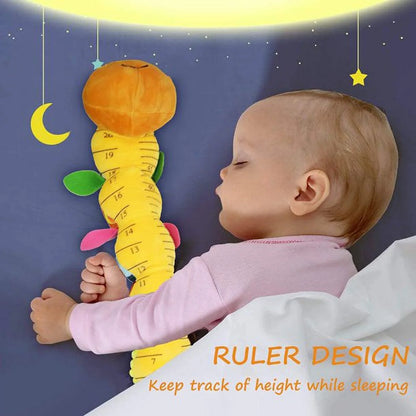 Baby  Musical Caterpillar Plush Toy with Rattle Crinkle Squeaker,Tummy Time  for 0-3-6-12 Months Boys Girls
