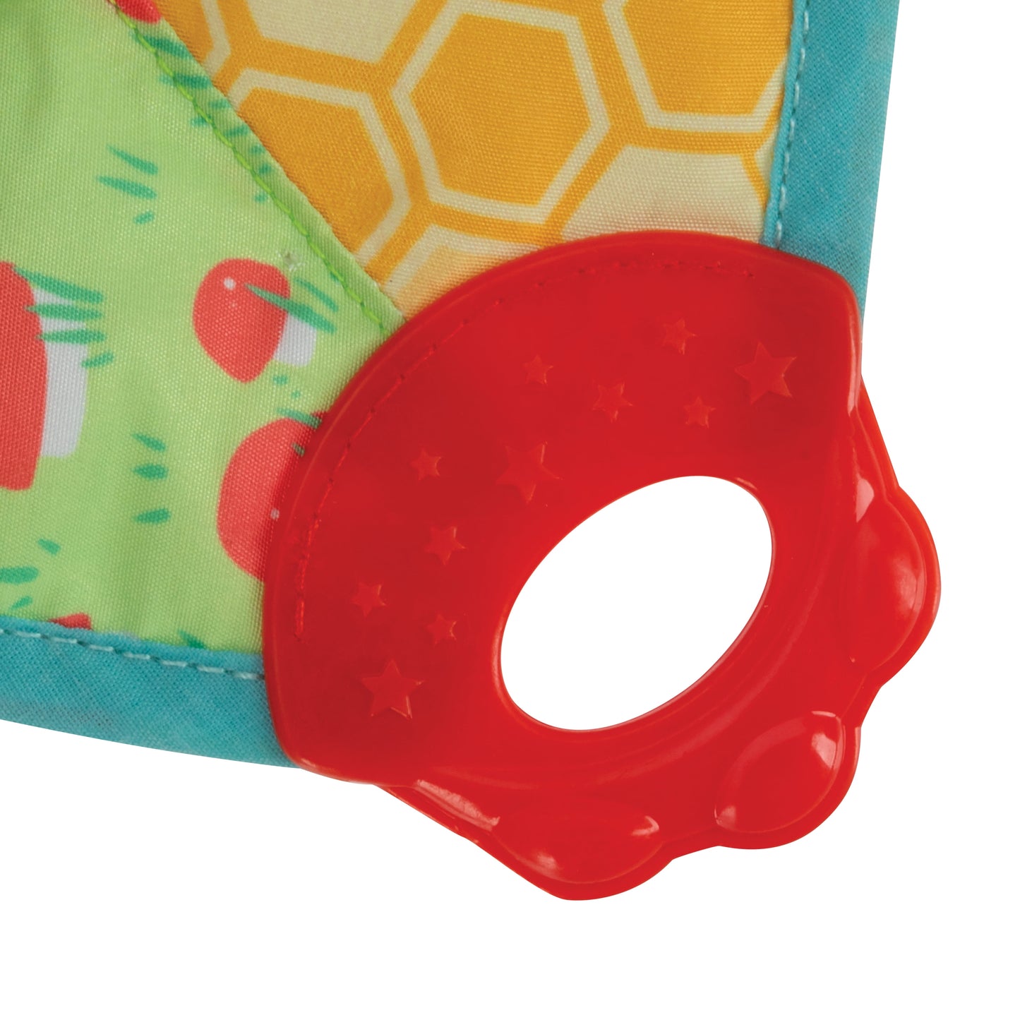 Teething Blankie and Teether Toy for Babies, Unisex Baby Accessories, Frog Design