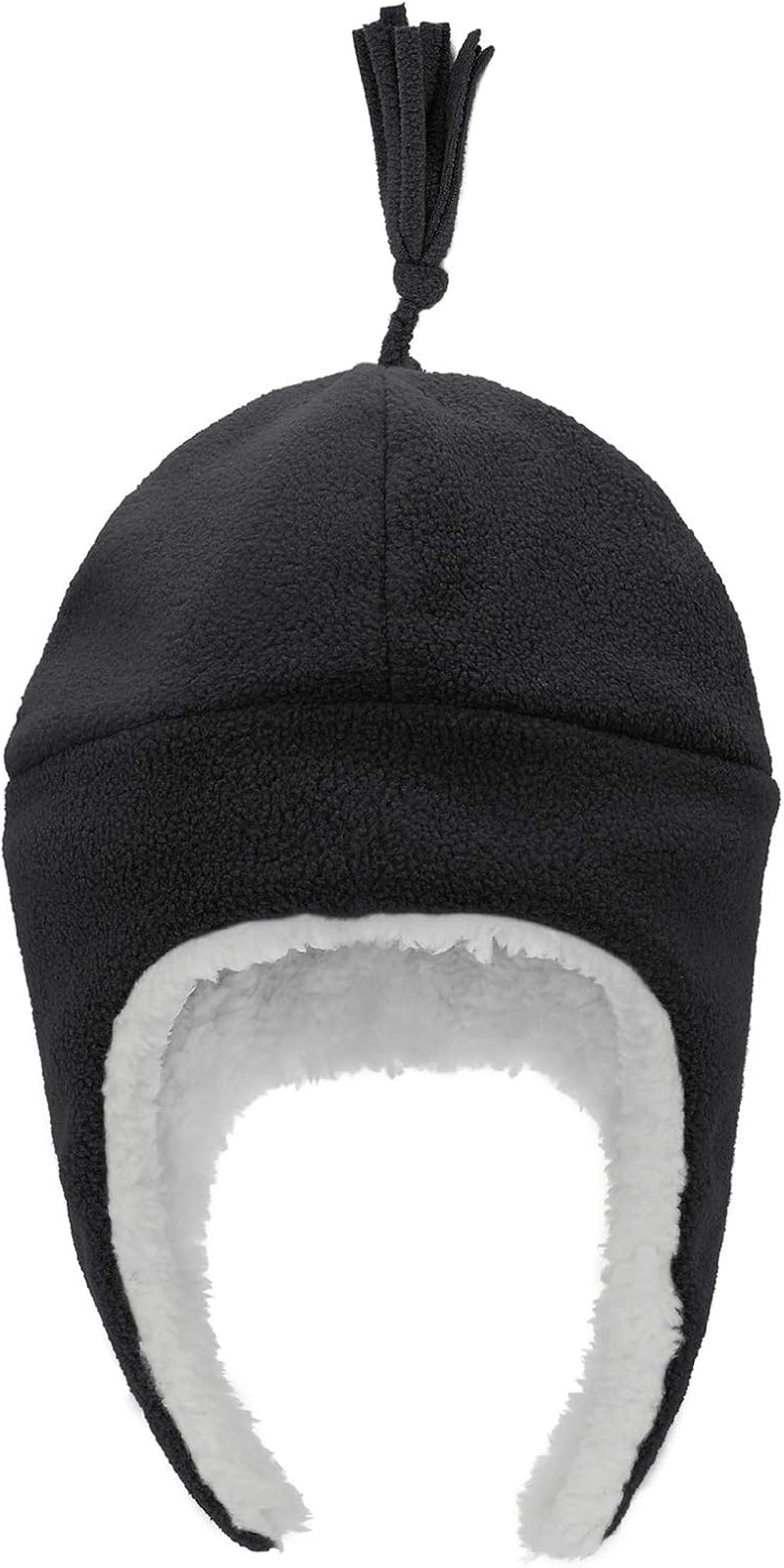 Baby Girl Hat Toddler Mittens Infant Girls Winter Hat Warm Mitten Set Ski Must Fleece Hat-Black 1-2T