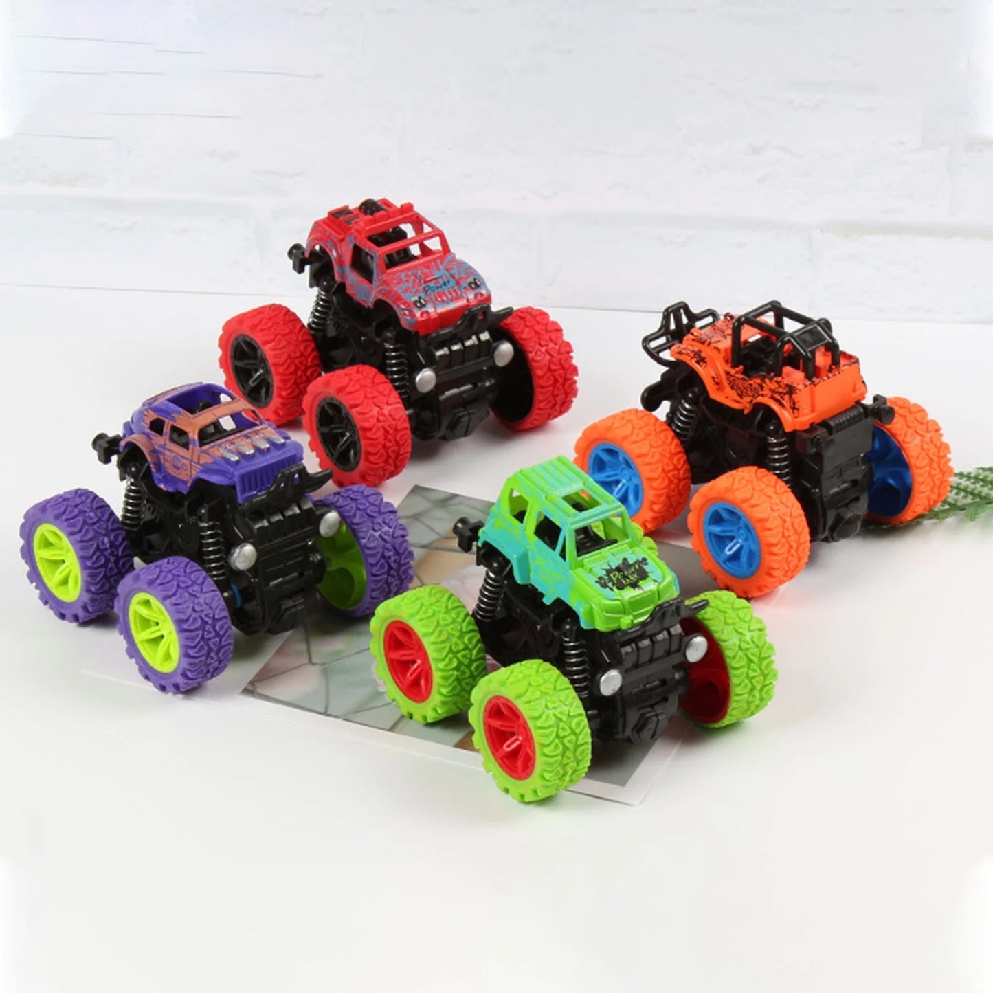 Monster Trucks Toys Pull Back Cars Toy for Toddler, Friction Powered Monster Truck ,Cars Birthday for Kids Boys and Girls