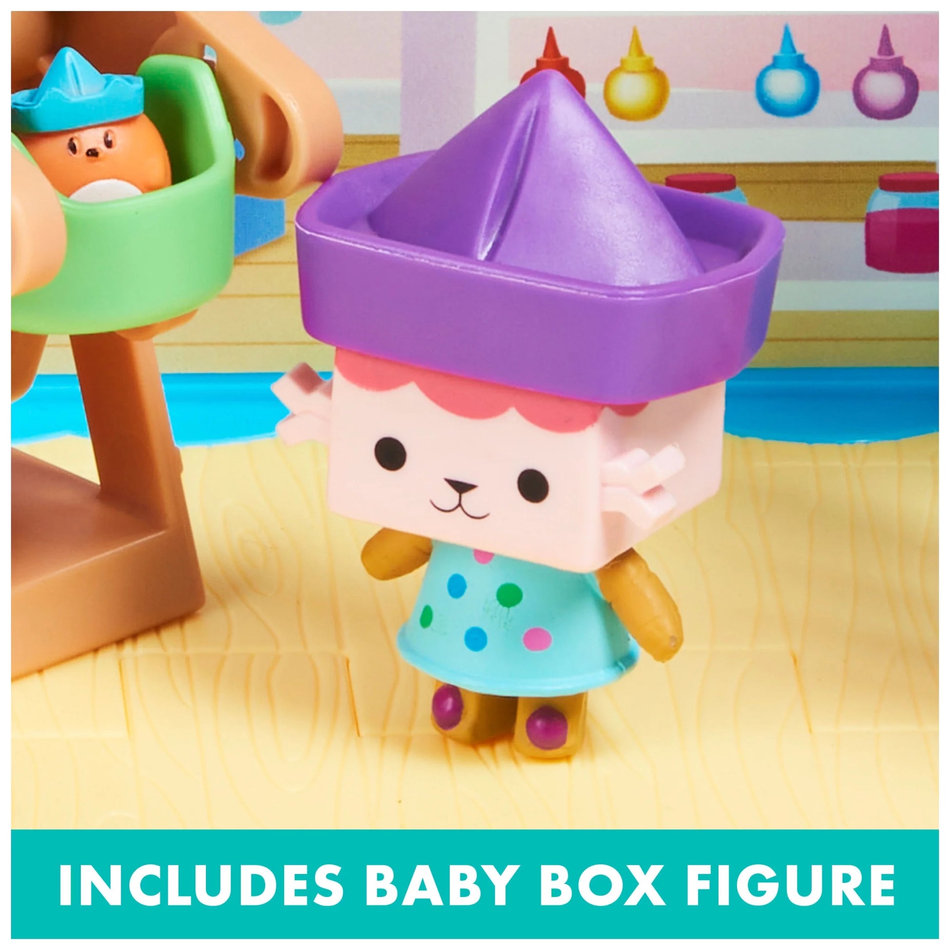 , Baby Box Craft-A-Riffic Room Playset with Cat Figure