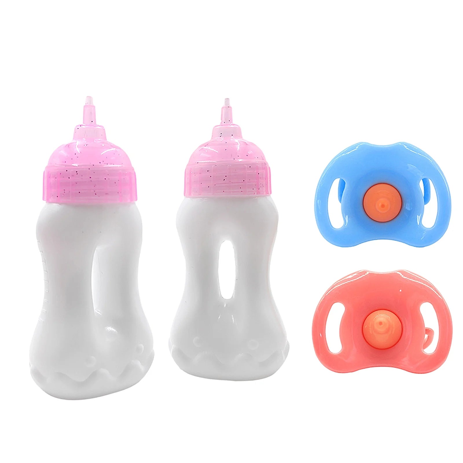 4 Pcs U-Shaped Magic Baby Doll Dottles and Pacifier Kids Toys