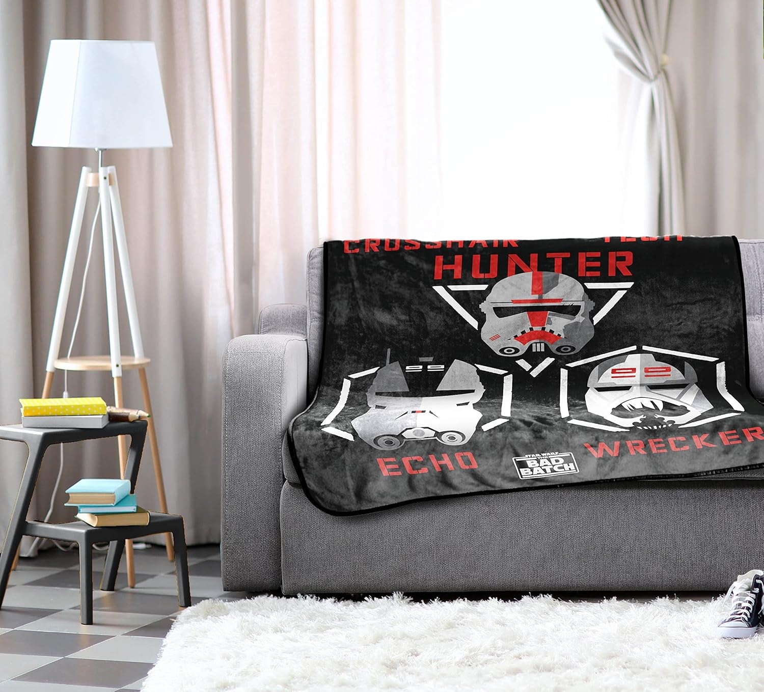 Star Wars the Bad Batch, Batch & Co. Throw Blanket - Measures 46 X 60 Inches, Kids Bedding - Fade Resistant Super Soft Fleece